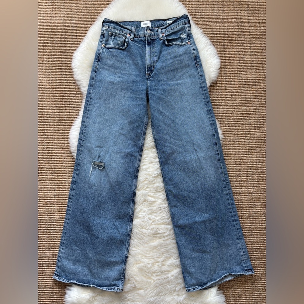 Citizens of Humanity Paloma Wide Leg High Rise Denim Jeans 27 - Picture 2 of 13